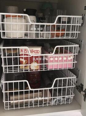 f派雅家居 不锈拉钢蔬果拉篮厨房抽169屉迷你拉篮储物篮t平篮篮