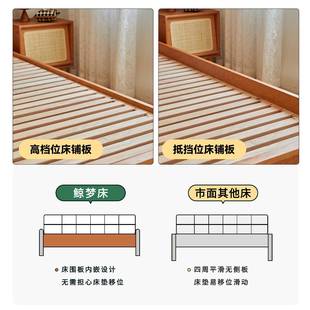 9实木床1.8双人5床樱桃木1.1米米床日式 现代简W约主卧大