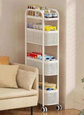 厨房收纳落地多功柜能置架多物层料调VBJ架缝隙柜子窄缝储物箱夹