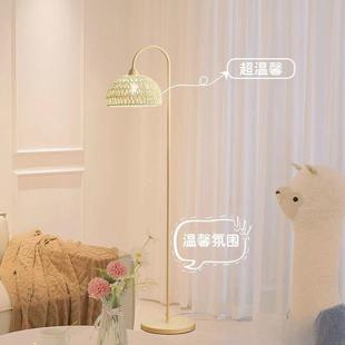 法落地11091灯围式奶油风客厅卧室床头沙发边台网红氛灯灯民宿风