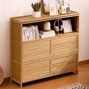 书用架展落地置物架书柜子家NVO儿童客实木杂物柜靠墙示柜卧室厅简易