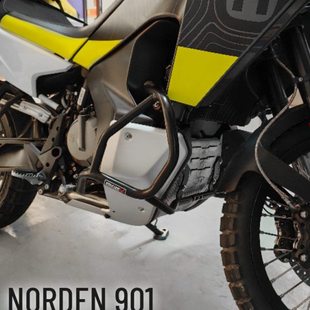 适用23款胡斯瓦纳NORDEN 901改装发动机防摔防撞保险杠护杠下杠