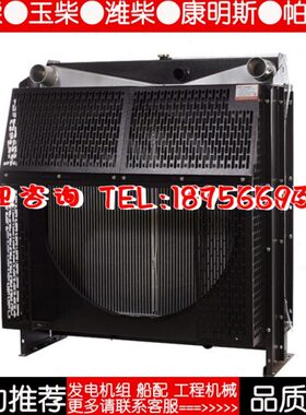 WD129TAD23 无锡动力200KW千瓦柴油机发电机组水箱散热器华阁