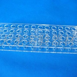 48孔有机玻璃1.5ml/2ml离心管架 小试管架 样品管架