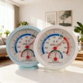 温湿度计家用精准婴儿房卧室客厅大棚可挂立无汞安全免电池温度表