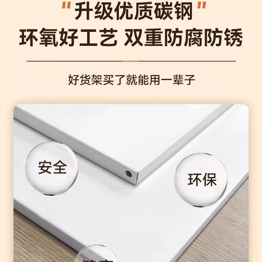 防尘帘衣架开放式衣柜衣帽间卧室简易角钢货架家用落地铁艺置新款