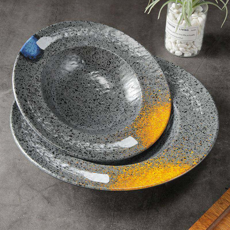 10个密胺装子草帽深日式菜西餐沙汤拉意面QBZ商用汤面碗,餐饮具,盘,淘宝优惠券,粉丝福利购,淘宝优惠卷