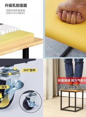 多能方小户型客厅省空魔39181间粗组合茶几功收纳矮加凳餐桌五合