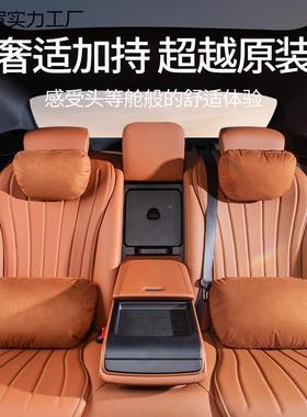 头枕腰靠软车用颈枕麂皮绒3四24550g㎡季/汽车头枕家用简约柔户外