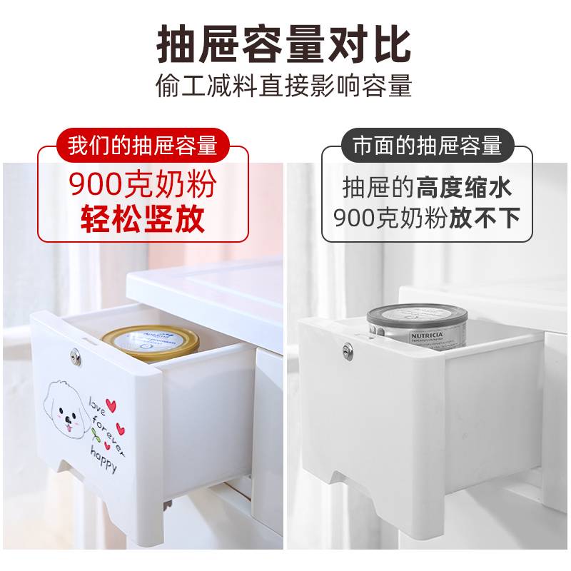 J6DA60/65cm加厚抽屉式收纳柜塑料宝宝衣柜整理储物柜婴儿童五斗