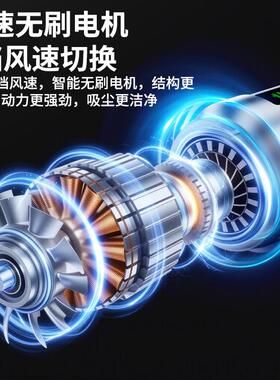 车载吸尘器携便式小数型刷大GIG功率车家双用多功能显无折叠手持