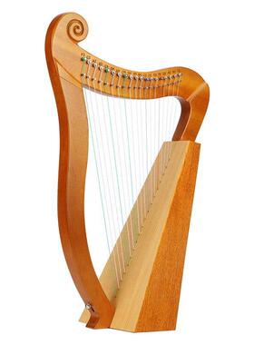 雅琴1学弦小竖琴易便携式19弦15弦里拉琴莱雅琴/箜篌l莱yre6琴便