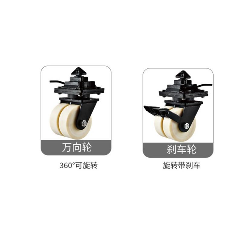 装箱MC尼集万轮6向寸10寸12寸带锁货动龙集装箱移轮实心超重685脚