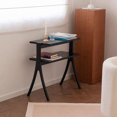 中古双户层边几家架用客厅沙置物架人SGZ字书玄关发入收纳家具边