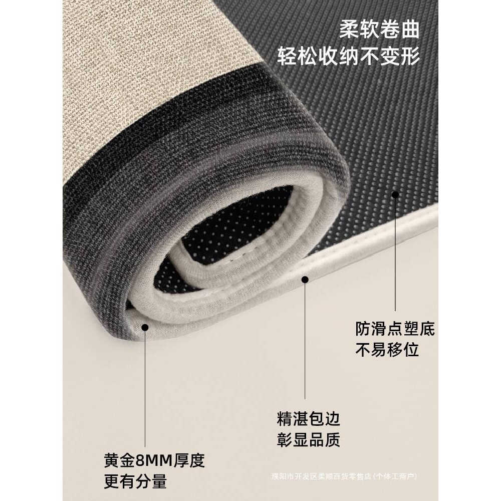大门玄关垫室内外防滑耐脏入户门地垫2024新款进门口地毯垫可锭制