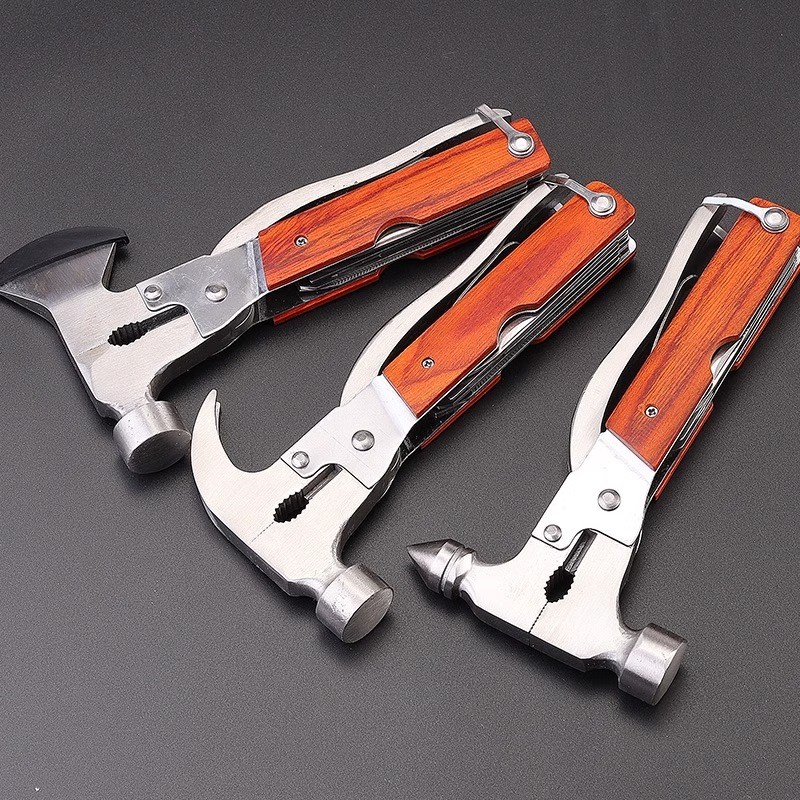 新款汽车车用多功能安全锤救生安全锤纯钢逃生破U窗器金属救生锤