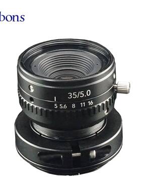 海康线扫工业LS35mm相机镜头F5M42口4k7um机器视觉低畸变相机镜头