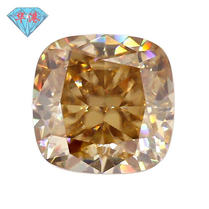 华港宝石 肥正方枕形香槟莫桑石裸石戒面 莫桑钻裸钻手饰人工,鲜花速递/花卉仿真/绿植园艺,割草机/草坪机,淘宝优惠券,粉丝福利购,淘宝优惠卷