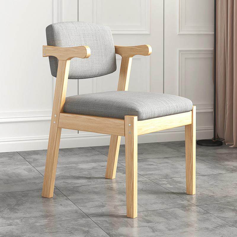 餐椅实木靠背椅酒店化妆椅家用餐厅休闲椅简约茶椅美甲椅子