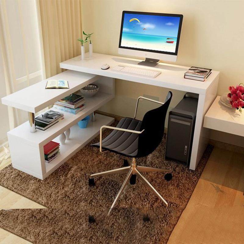板式办公桌简约现代转角台式电脑桌家用写字台书柜旋转单人电脑桌,3C数码配件,其它配件,淘宝优惠券,粉丝福利购,淘宝优惠卷