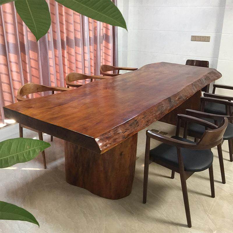 新中式实木茶桌椅组合大板会议桌长桌泡茶桌loft办公桌老板工作台,3C数码配件,其它配件,淘宝优惠券,粉丝福利购,淘宝优惠卷