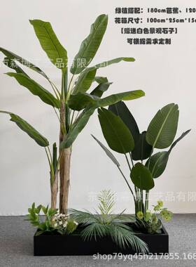 大型仿真内仙装掌造景饰室橱窗绿SB-LZHZ-植景观楼梯下仿真植物盆