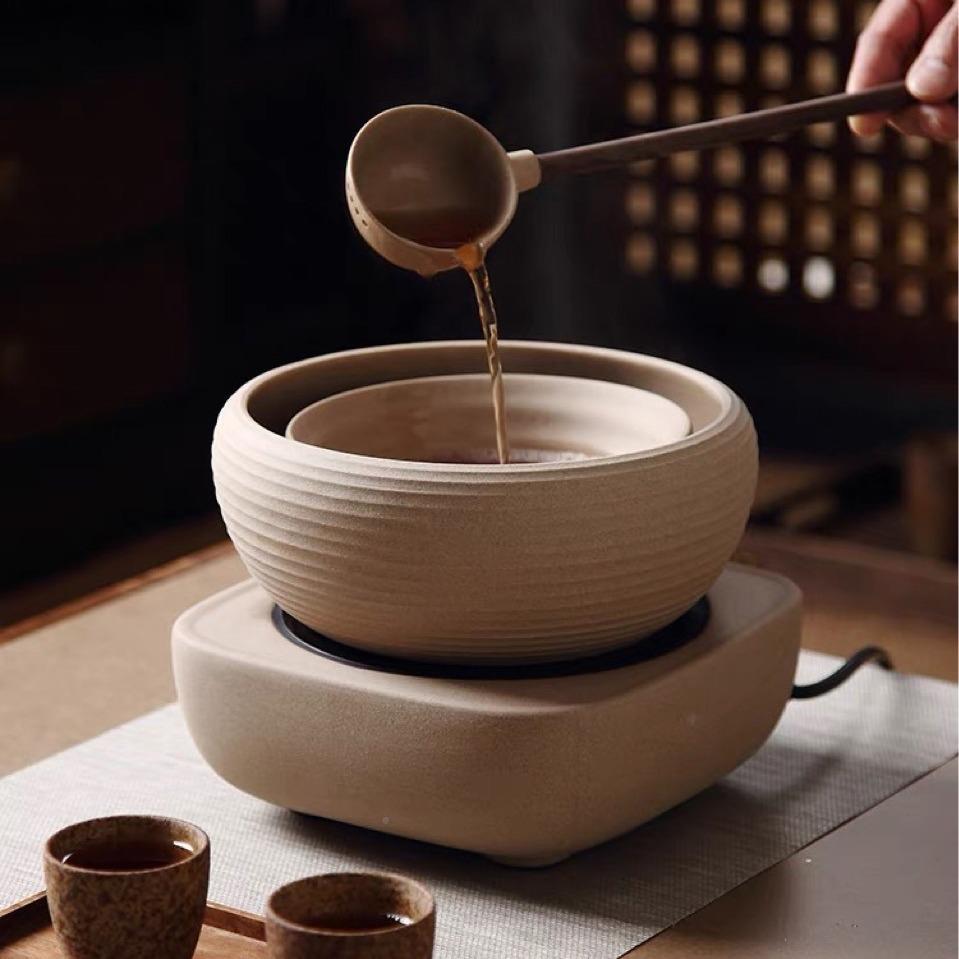 陶堂电陶茶炉麦品51饭炉石陶瓷煮茶茶壶煮茶器复古温器煮茶炉套装