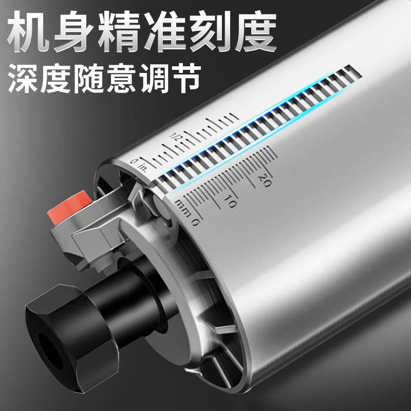 无刷锂电修边机多功能雕刻机手持式充电式木铣开槽工具木工挖孔机