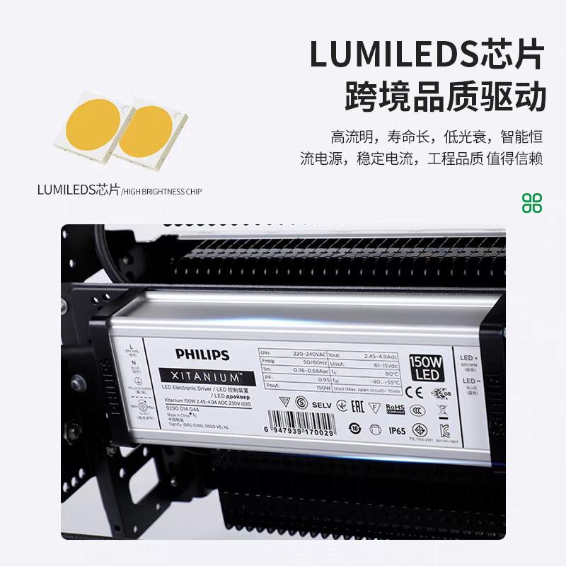足l瓦edQCA投光灯模组户外防水隧道高杆球场灯广告灯牌灯照明