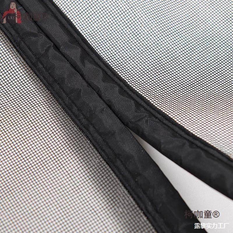 窗防门帘帘门蝇子加密纱门免沙窗蚊打孔贴隔家断吸柯咖童蚊帐夏季