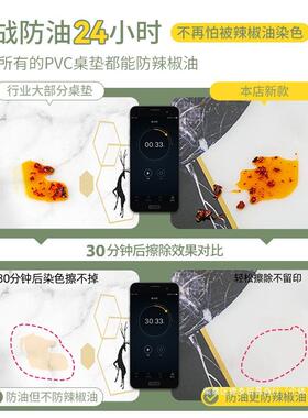椭圆形桌防布防水防油免洗可烫pvc软60394璃折叠伸缩圆桌茶几餐玻
