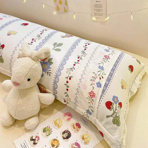 EFL纯棉床头靠垫软包卧室床上条大靠背沙发靠生可拆洗学枕宿舍长