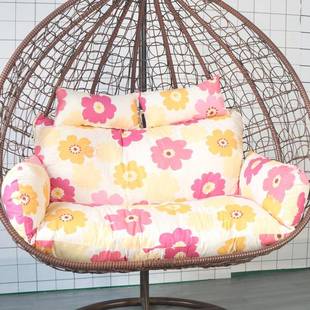 厚沙发式 靠垫吊蓝巢垫双人摇篮藤椅吊床千鸟坐秋吊椅 昕咏2kay新款