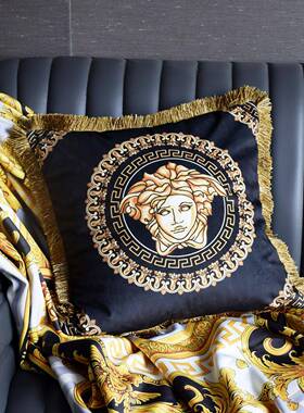 cs奢华式苏抱枕酒店F755T8SH欧宾馆靠垫套办公室酒ktv流沙发样板