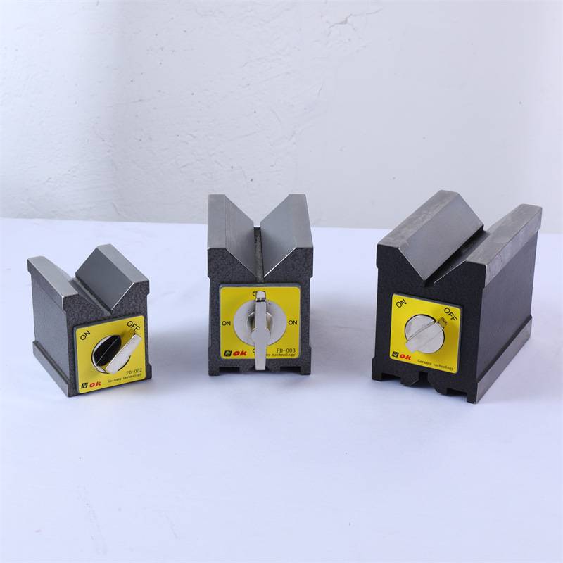 磁性V型三角台磁性V型块磁性V型台磁性V型铁开关式磁力座PD-002