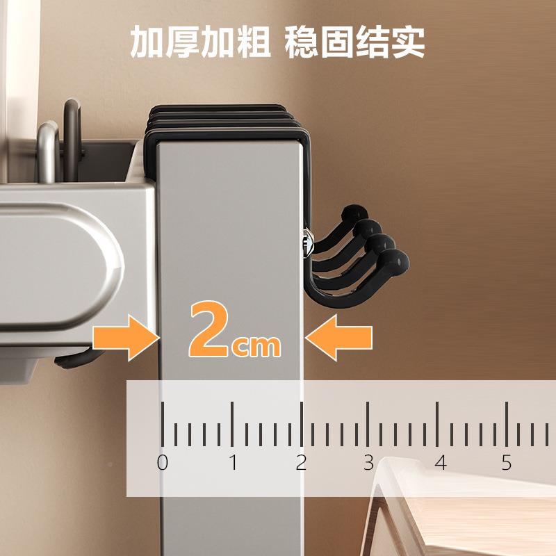 不锈钢厨架碗沥收纳架TJU碗柜置物架多功能放碗盘房碗筷碗碟赵之
