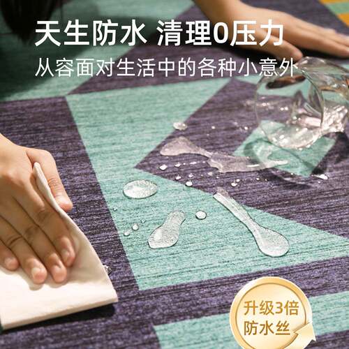 地毯客厅儿童房免洗擦室地垫可室内卧面床边s6066198沙发家用大积