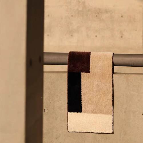 美床拉德古中地毯耐脏植绒客关厅茶几垫YM88888-可机洗玄卧室边飘