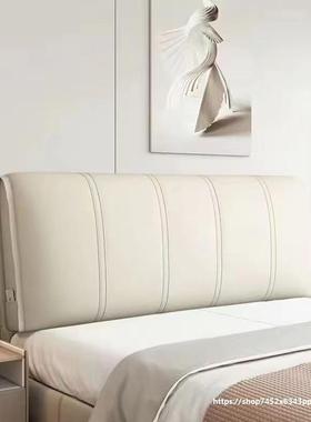 科技布软包床背头靠免透气床头洗榻榻米简可粘CWP贴轻奢约防污一