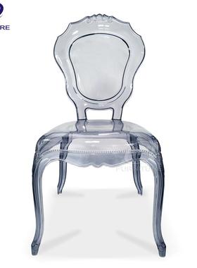 力创靠背欧式透亚明设计餐厅户外时光椅复古克塑意XYM-8SL0料椅