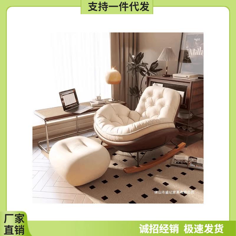 懒人沙发单人摇摇椅躺椅成人可躺可睡蜂窝椅阳台家用网红休闲摇椅