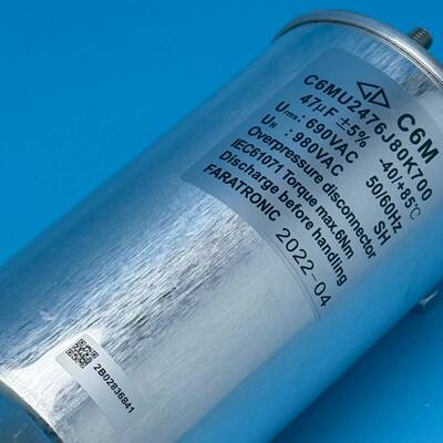 法拉电容C6mu2476j80k700 FARATRONIC 690vac 960v 47uf 980v