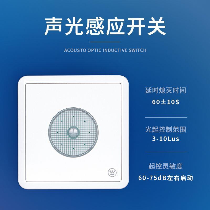 西屋(Westinghouse) 维悠系列W2智能感应声光控开关延时熄灯通用