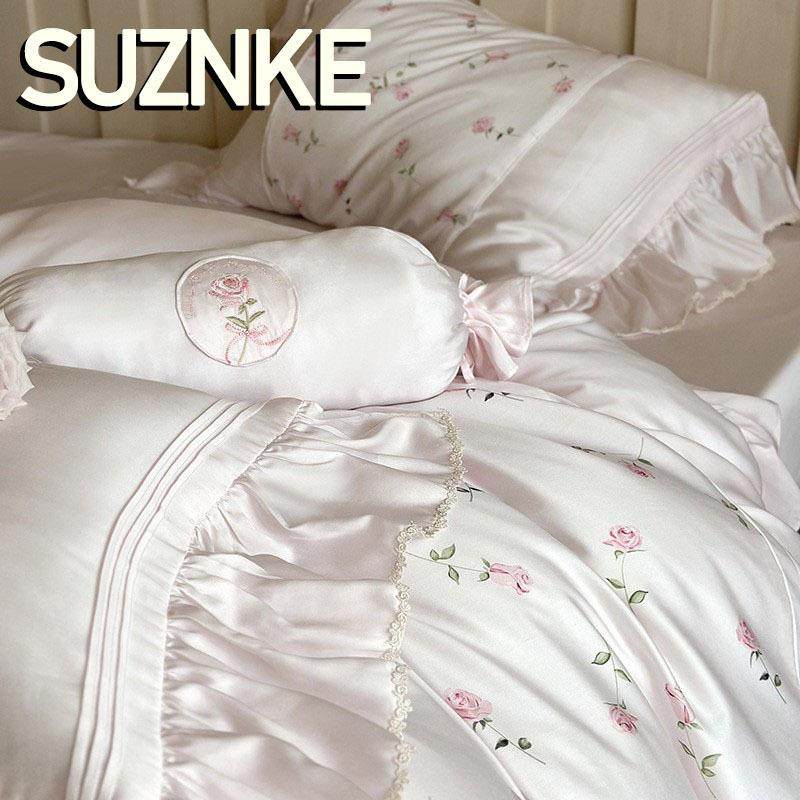 舒尊客||法式100S浪漫长绒棉四件套复古风澳棉纯棉印花被套床单床