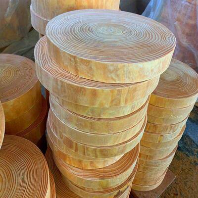 圆形菜松木砧板加师厚原木商用菜板木皂角家RVJ用树墩厨饭店板实