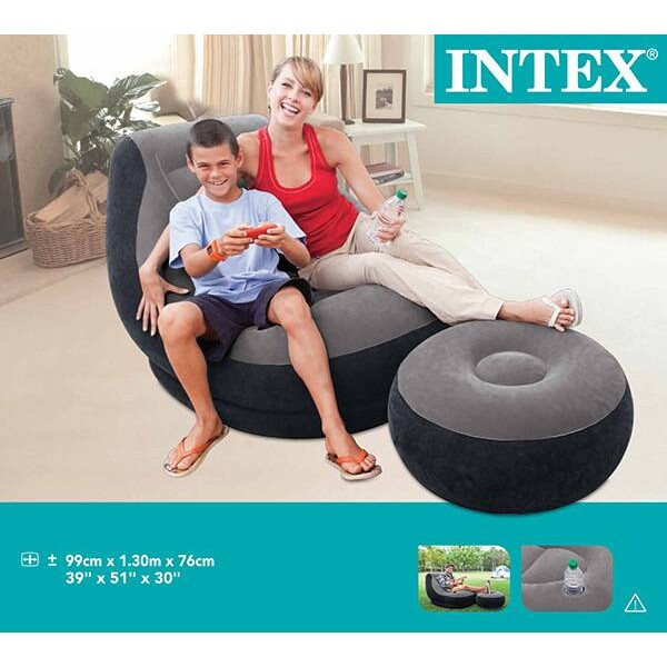 INTEX68564充气沙发懒人榻榻米沙发椅可折叠户外休闲沙发床