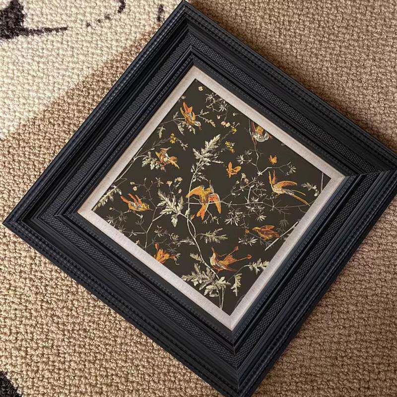 中古古风伊甸园法式复装饰画客厅挂画室床卧头C249画玄走道小关众
