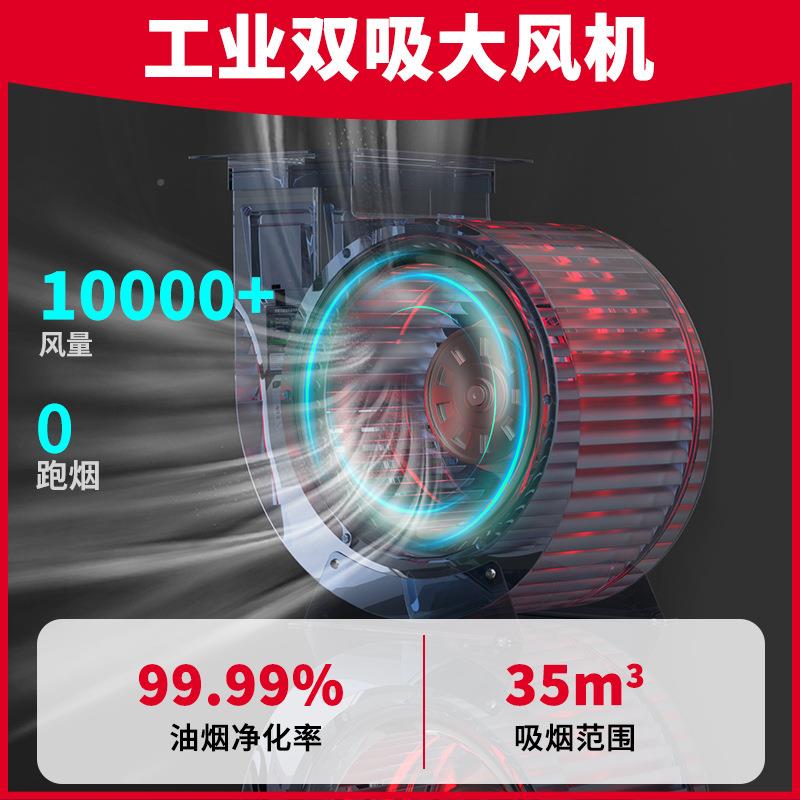 无2烟净化烧烤炉商用烤摆YWF摊净1.8/.0米平吸款烧烤架化器烧车