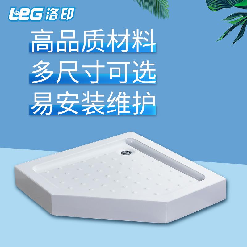 玻淋浴房一体式座盘沐底浴底加高防水托简易121璃隔断卫生间底盆