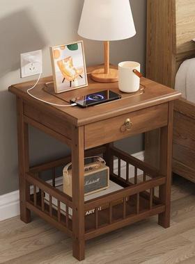 楠竹简易DAR床头用柜室小家收纳柜子储型物柜置物架卧简易储物出